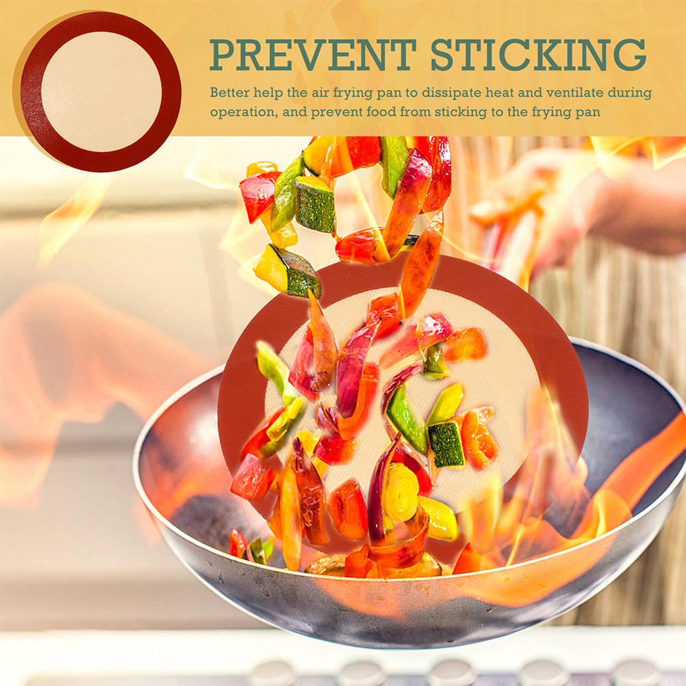 Air Fryer - 2Pcs Silicone Reusable Non Stick Mats