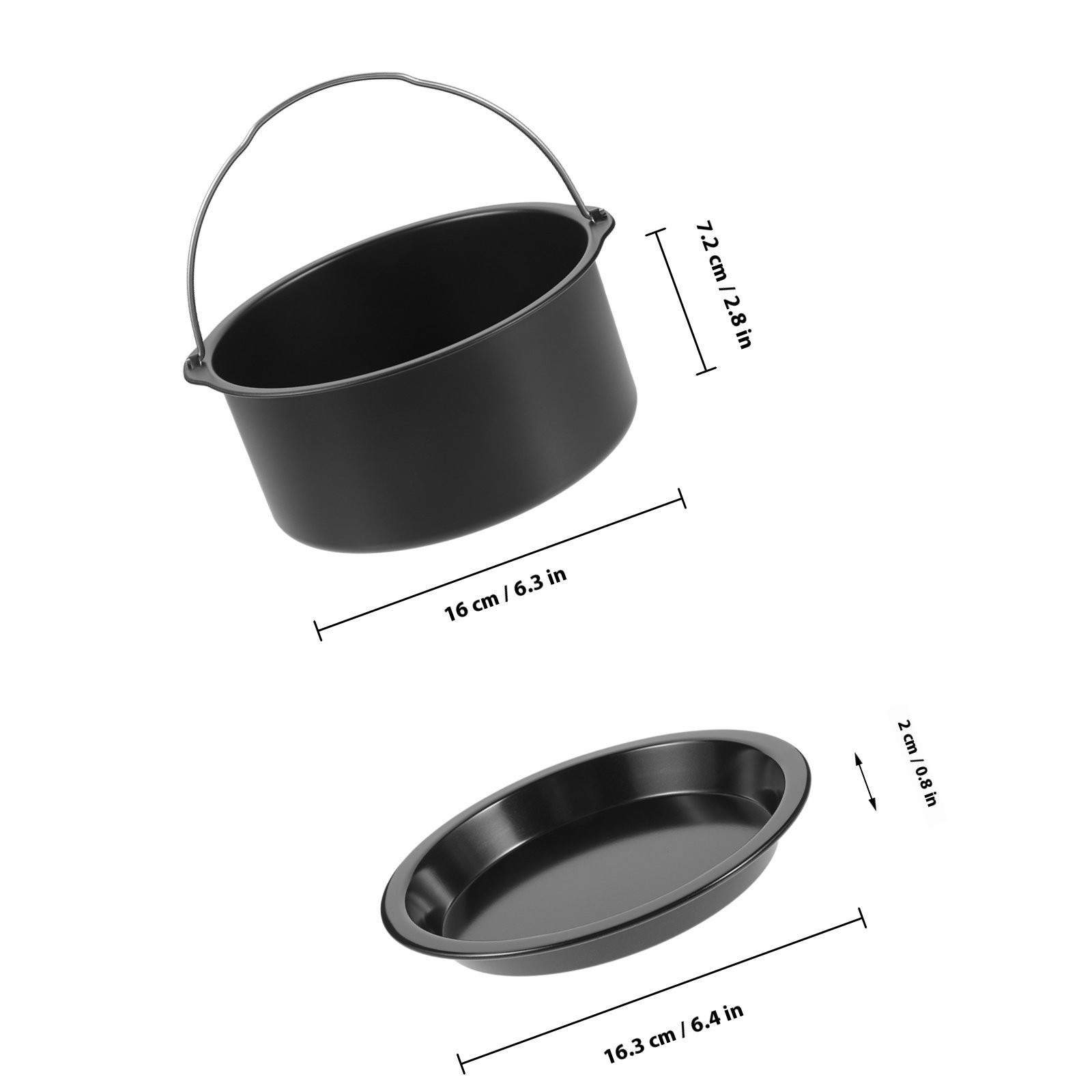 1Set Air Fryer Cake Pan Non St - огляд і ціна Air Fryer