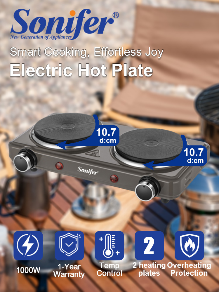 Double Burner Electric Stove S - огляд і ціна Induction Cooktop Portable