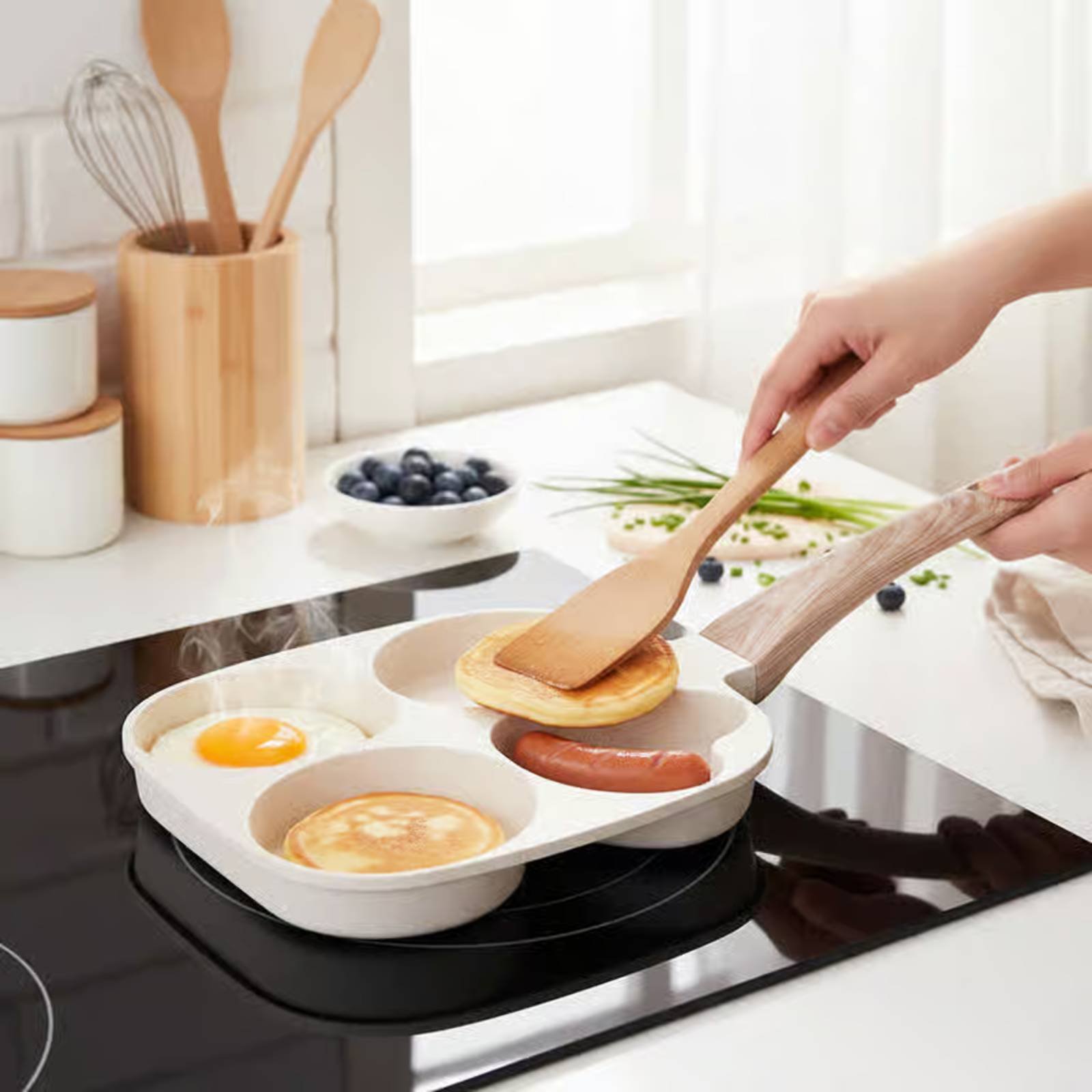Non-Stick Breakfast Pan Long-L - огляд і ціна Induction Cooker