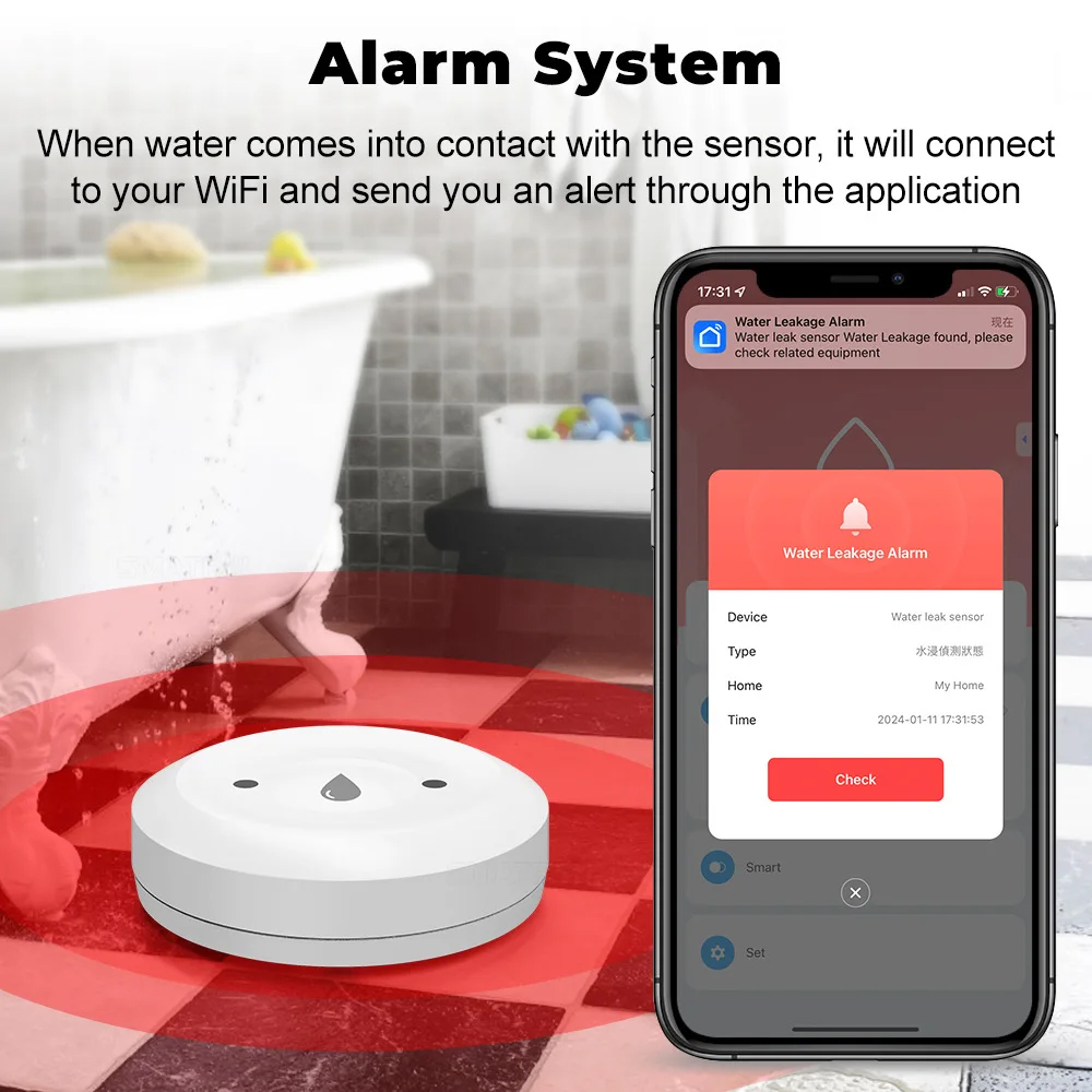 Tuya Zigbee Smart Water Leak S - огляд і ціна Kitchen Appliances Video