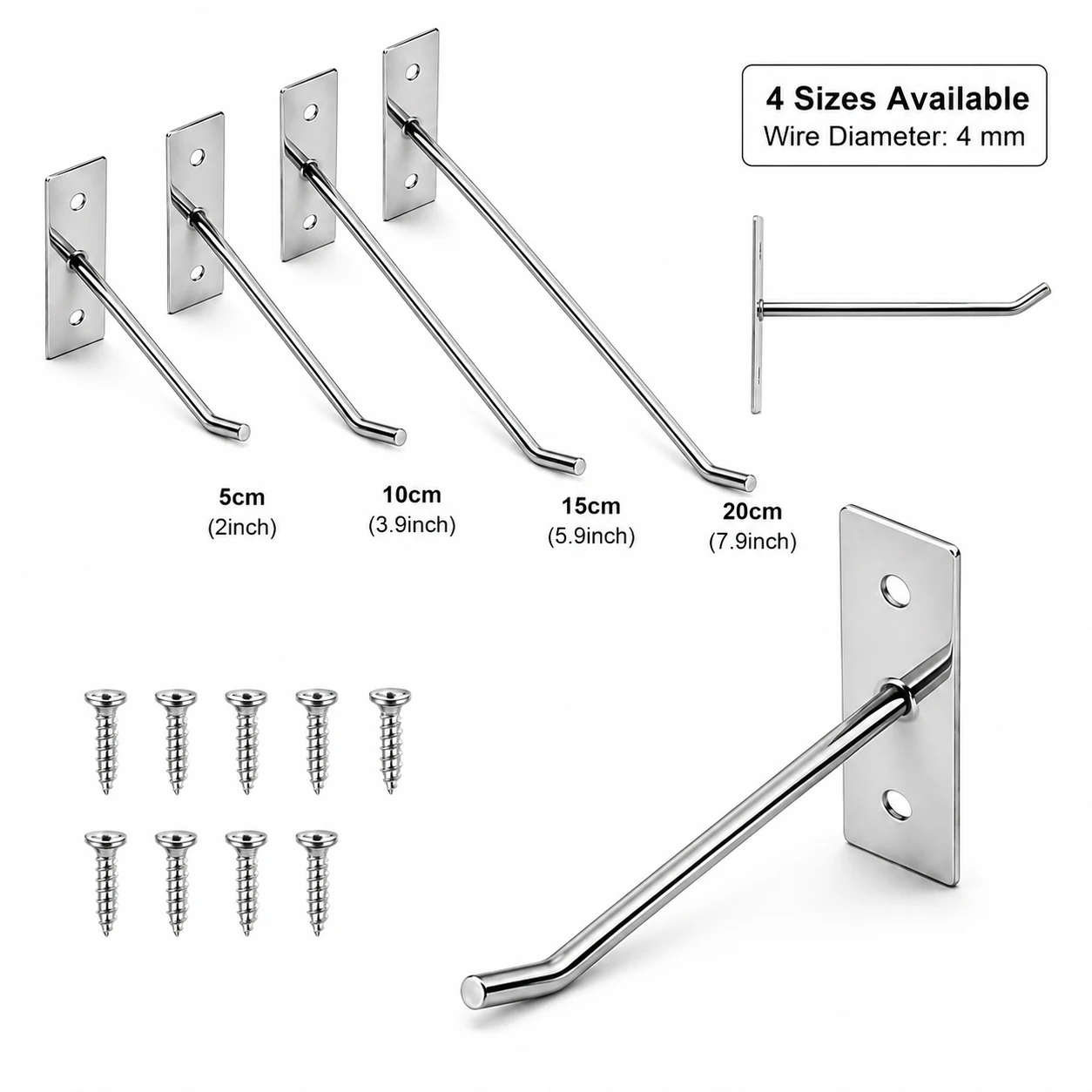 5-25Pcs Wall Mounted Hook With - огляд і ціна Kitchen Appliances Cabinet