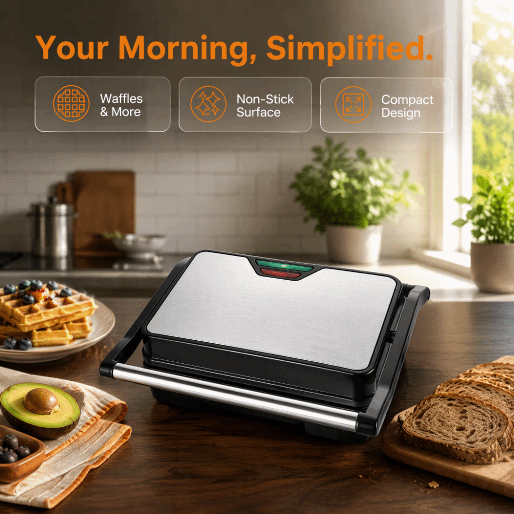 Non-Stick Sandwich Toaster Mul - огляд і ціна Toaster