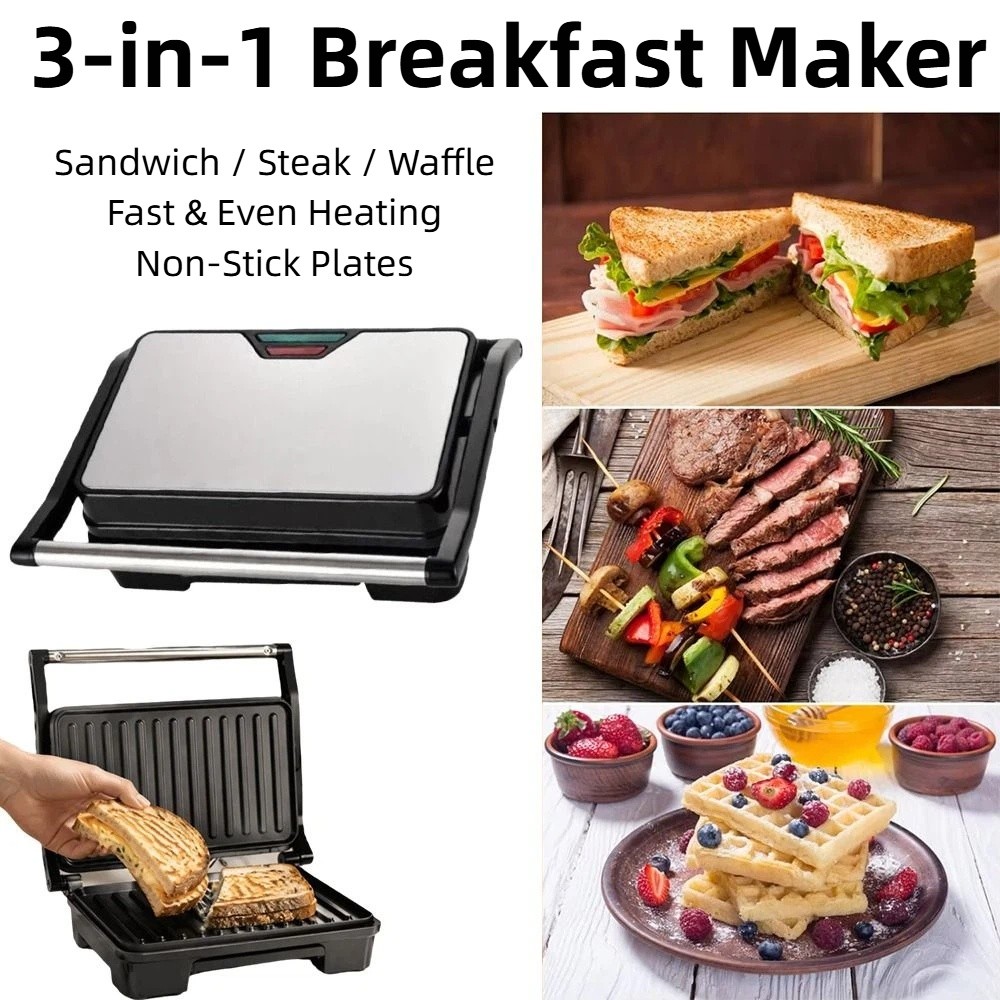 Non-Stick Sandwich Toaster Mul - огляд і ціна Toaster