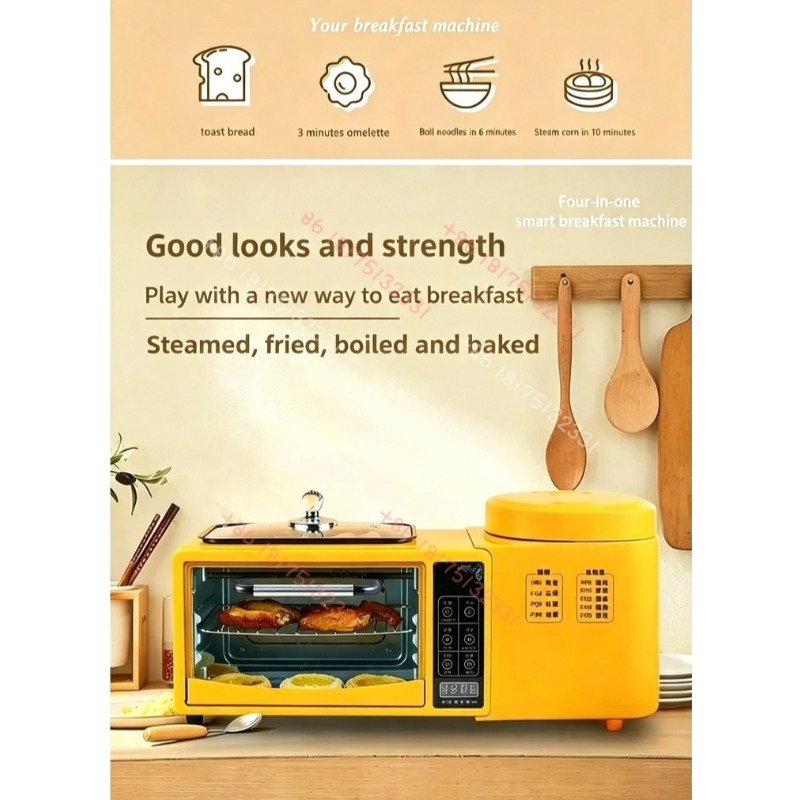 4-in-1 Multifunctional Breakfa - огляд і ціна Toaster