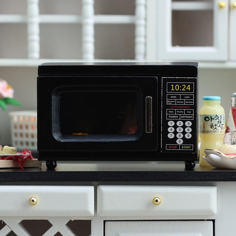Hot Sale 1/12 Doll House Acces - огляд і ціна Microwave Oven